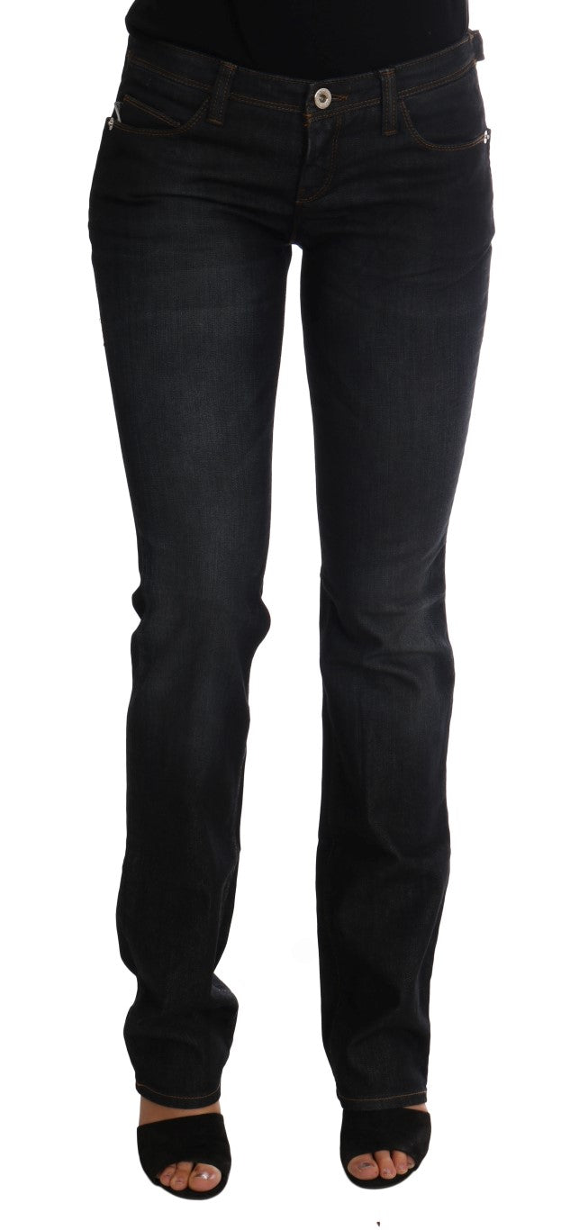 Costume National Dark Blue Cotton Slim Fit Jeans $537.00 Costume National Luzworld