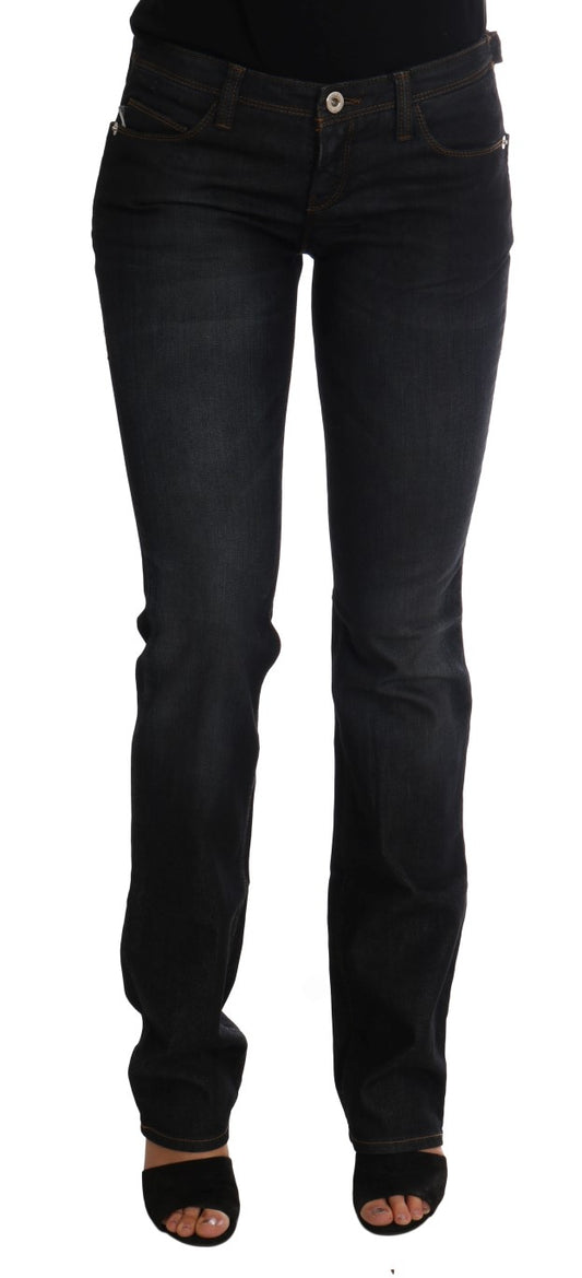 Costume National Dark Blue Cotton Slim Fit Jeans $537.00 Costume National Luzworld
