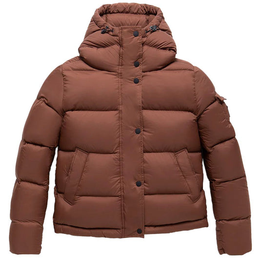 Refrigiwear Brown Polyester Jackets & Coat $640.00 Refrigiwear Luzworld