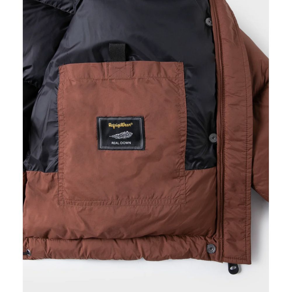 Refrigiwear Brown Polyester Jackets & Coat $640.00 Refrigiwear Luzworld