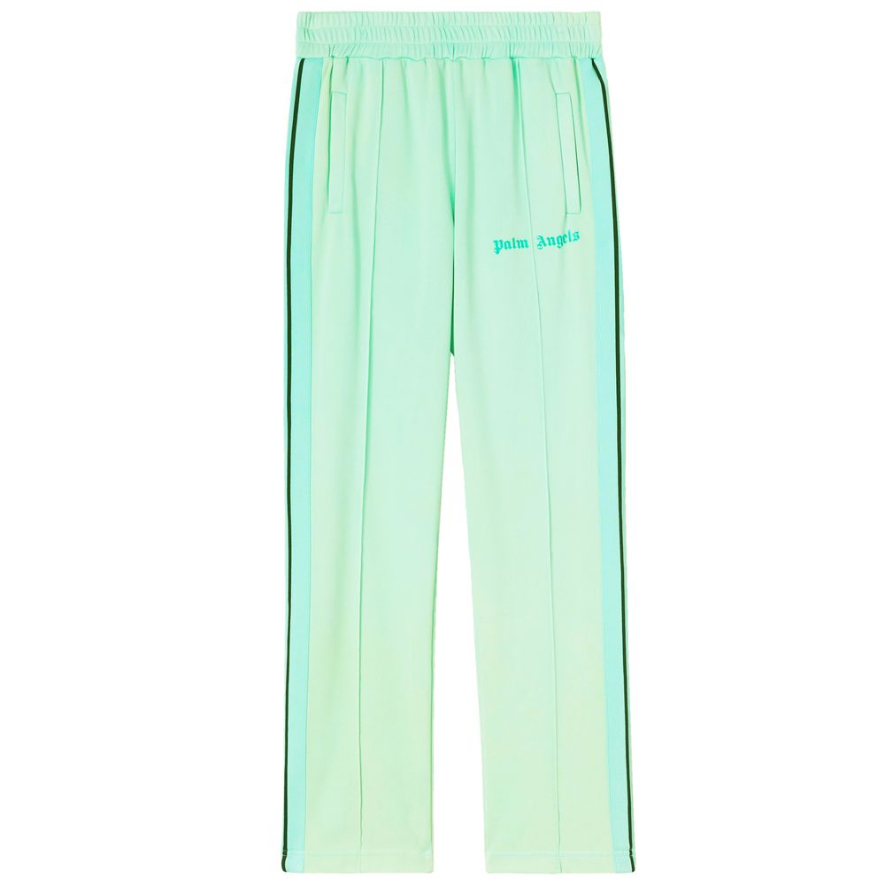 Palm Angels Green Nylon Men Pant $826.00 Palm Angels Luzworld