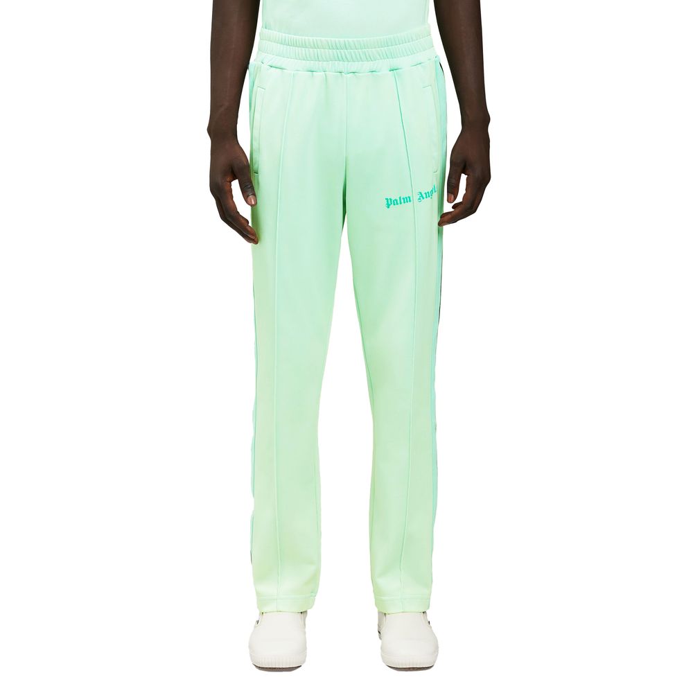 Palm Angels Green Nylon Men Pant $826.00 Palm Angels Luzworld