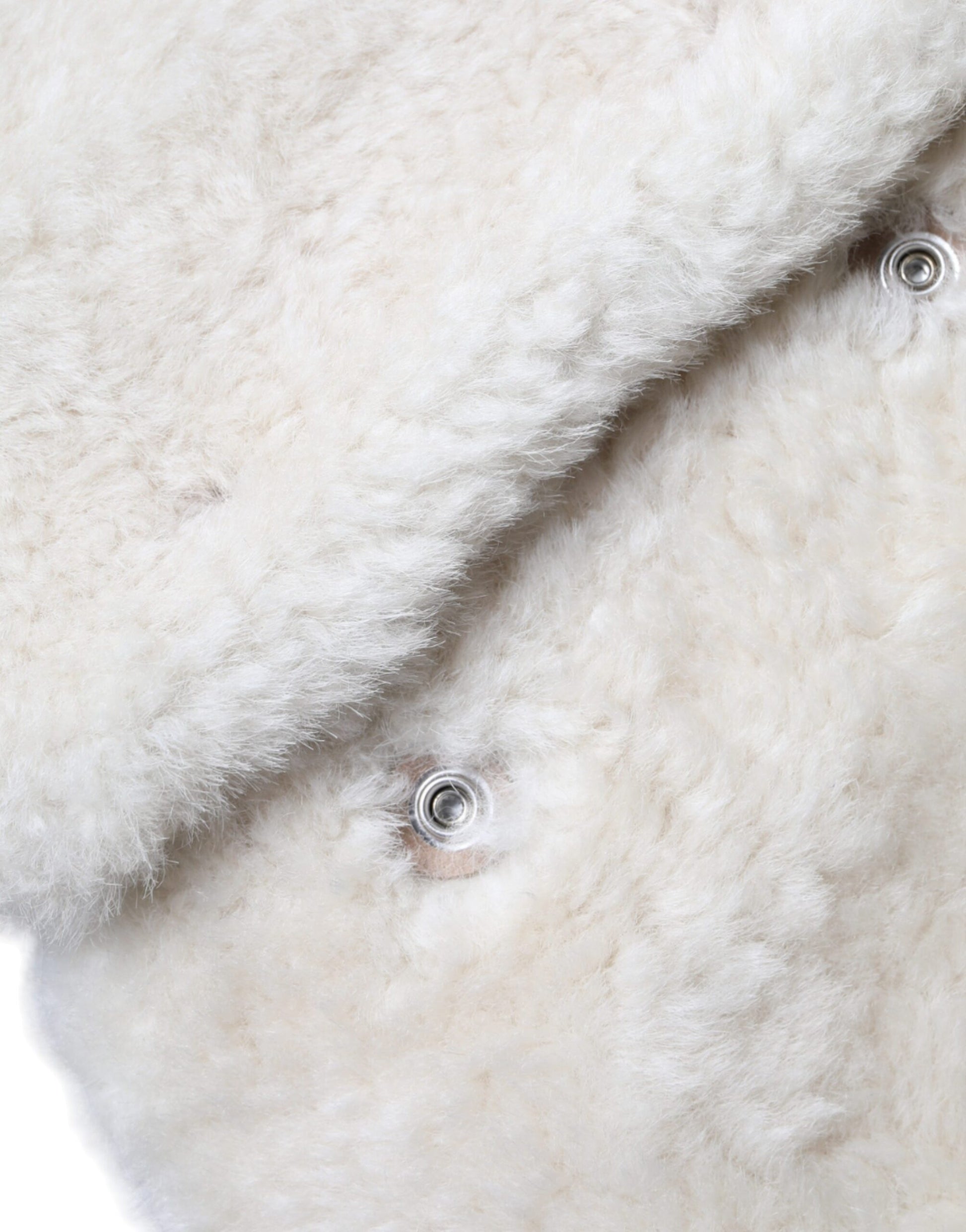 Burberry White WARRENFORD Shearling Leather Vest Coat Jacket $4720.00 Burberry Luzworld