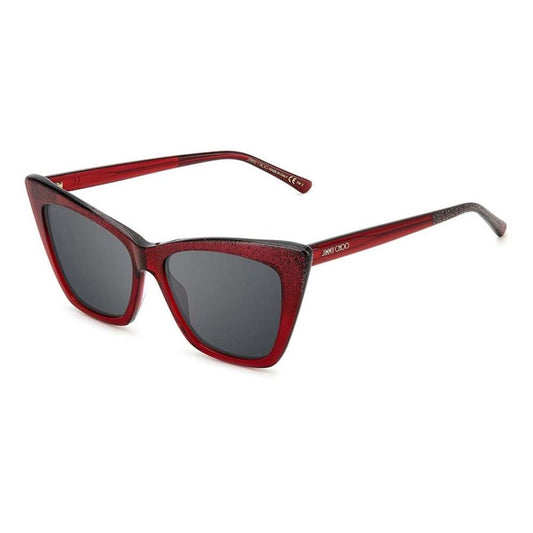 Jimmy Choo Red Acetate Sunglasses $541.00 Jimmy Choo Luzworld