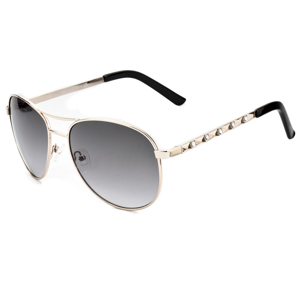 Guess Gold Metal Sunglasses $203.00 Guess Luzworld