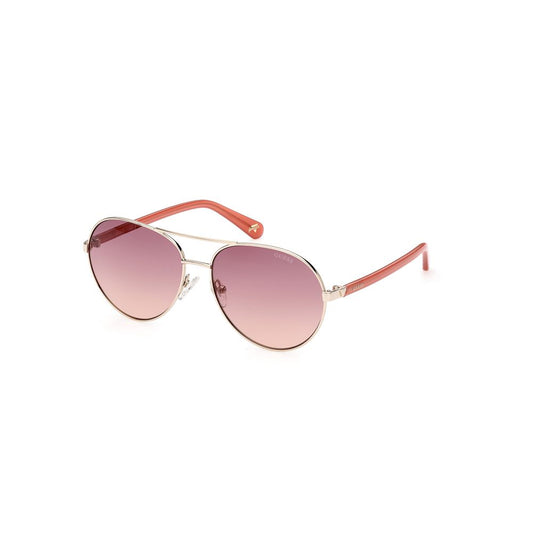 Guess Gold Metal Sunglasses $185.00 Guess Luzworld