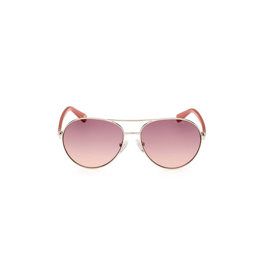 Guess Gold Metal Sunglasses $185.00 Guess Luzworld