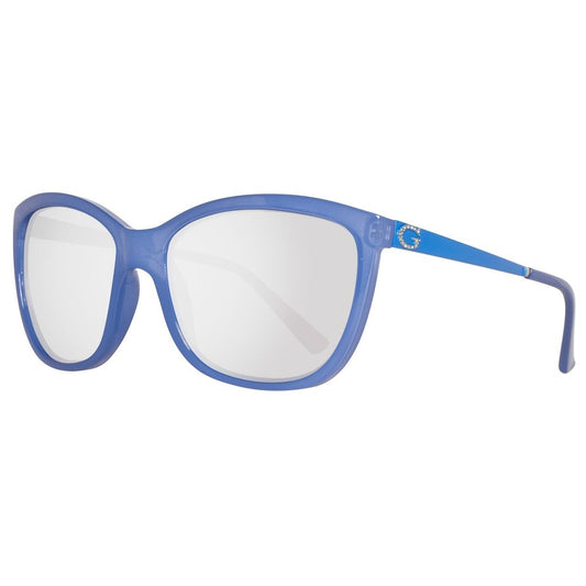 Guess Blue Plastic Sunglasses $187.00 Guess Luzworld