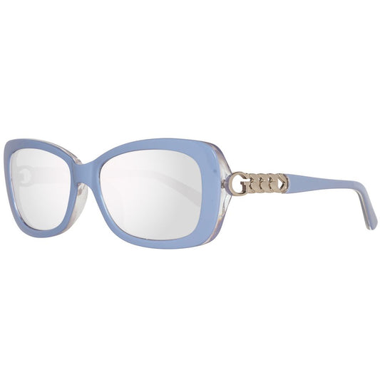 Guess Blue Plastic Sunglasses $200.00 Guess Luzworld