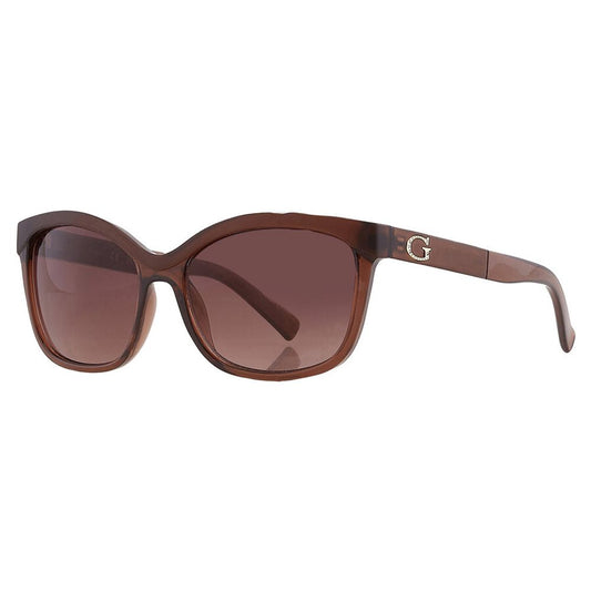 Guess Brown Resin Sunglasses $203.00 Guess Luzworld