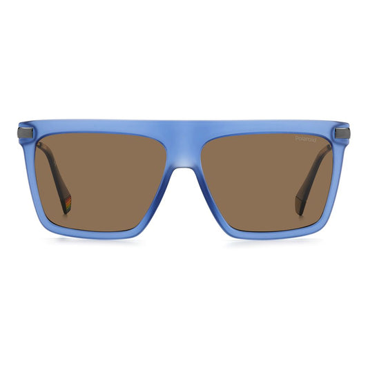 Polaroid Blue Plastic Sunglasses $154.00 Polaroid Luzworld