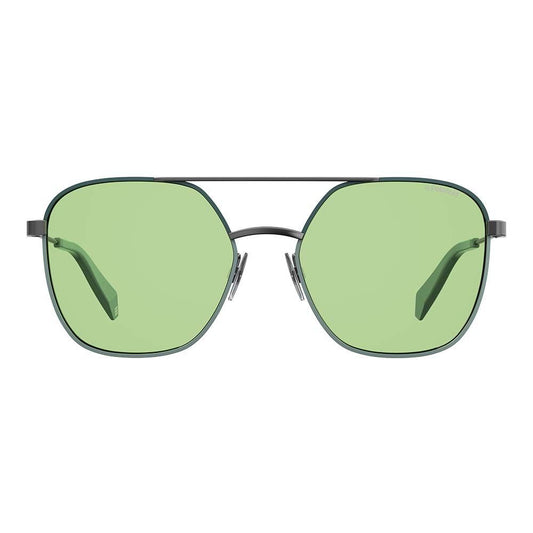 Polaroid Green Metal Sunglasses $137.00 Polaroid Luzworld