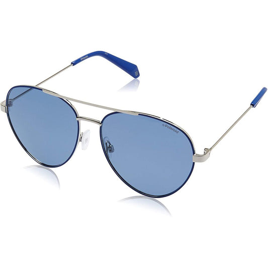 Polaroid Blue Metal Sunglasses $164.00 Polaroid Luzworld