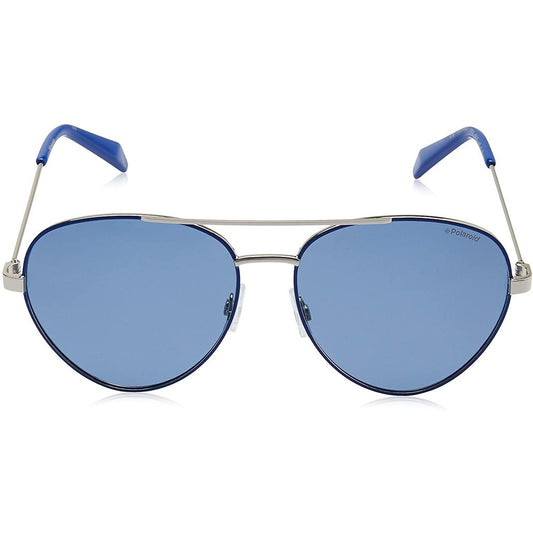 Polaroid Blue Metal Sunglasses $164.00 Polaroid Luzworld