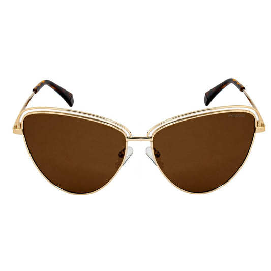 Polaroid Gold Metal Sunglasses $136.00 Polaroid Luzworld