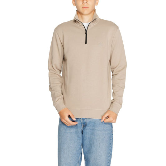 Hugo Boss Brown Cotton Sweatshirt $254.00 Hugo Boss Luzworld