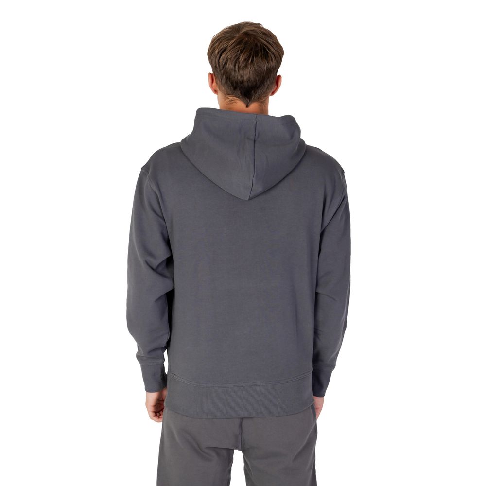Hugo Boss Gray Cotton Hoody $264.00 Hugo Boss Luzworld