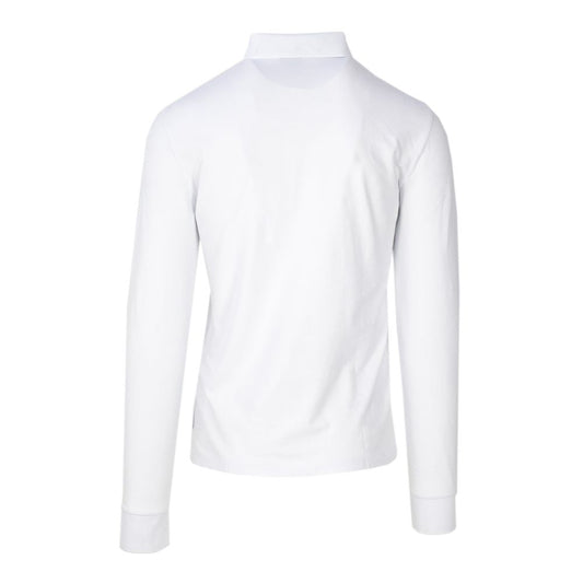Armani Exchange White Cotton Long Sleeve $165.00 Armani Exchange Luzworld