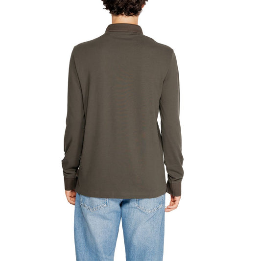 Armani Exchange Green Cotton Long Sleeve $165.00 Armani Exchange Luzworld