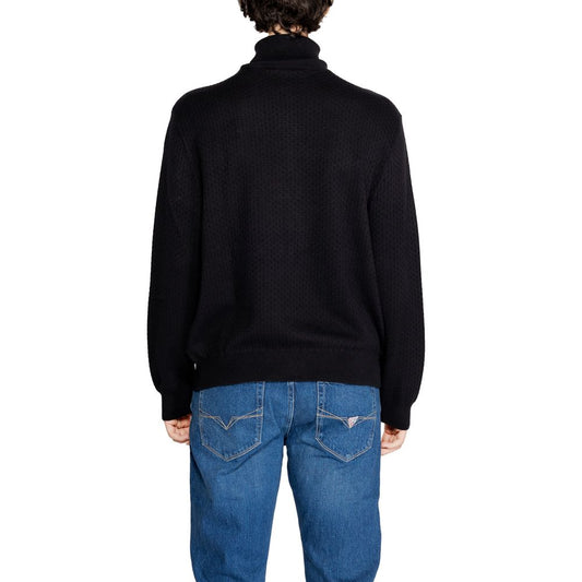 Armani Exchange Black Cotton Turtleneck $243.00 Armani Exchange Luzworld
