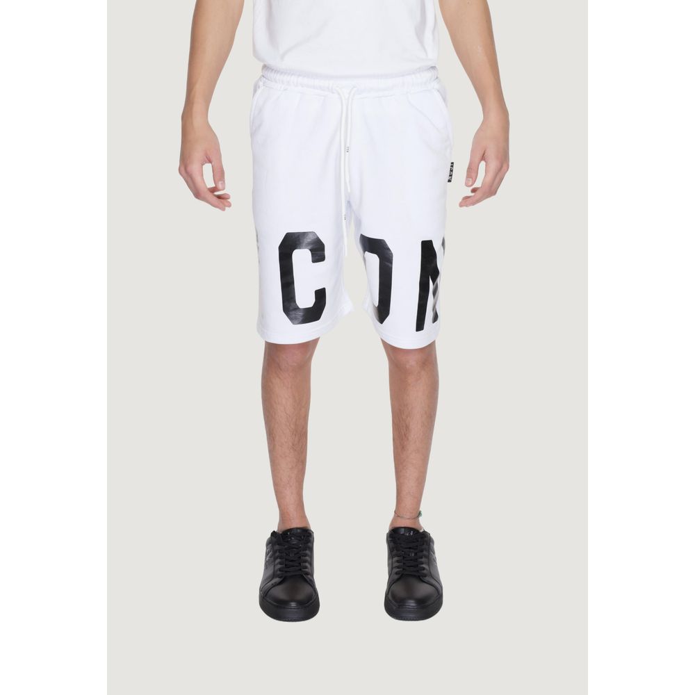 Icon White Cotton Bermuda