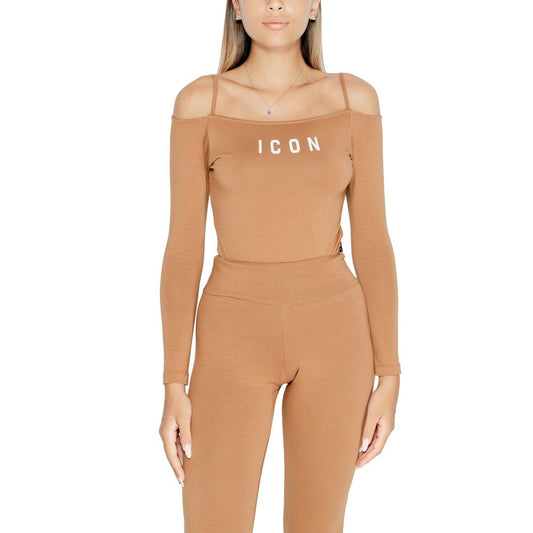 Icon Brown Cotton Bodysuit $140.00 Icon Luzworld