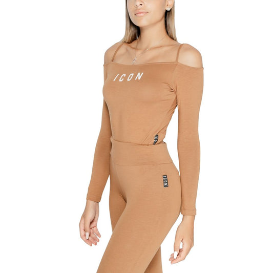 Icon Brown Cotton Bodysuit $140.00 Icon Luzworld