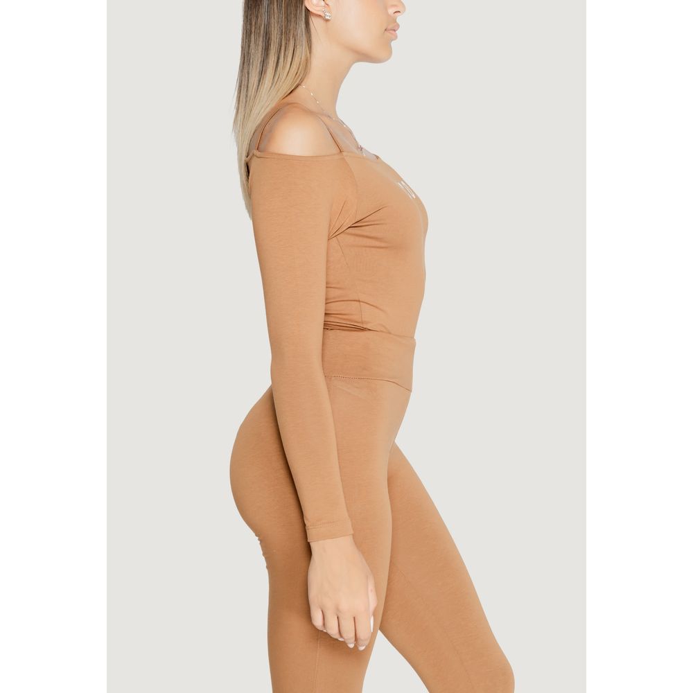 Icon Brown Cotton Bodysuit $140.00 Icon Luzworld