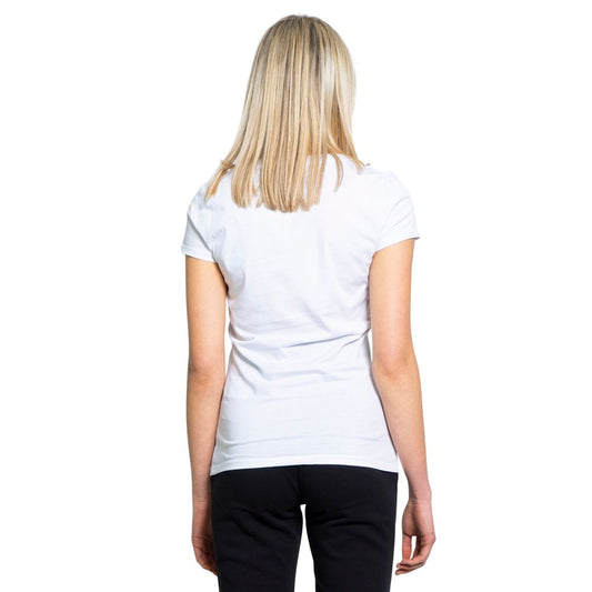 Armani Exchange White Cotton T-Shirt $145.00 Armani Exchange Luzworld