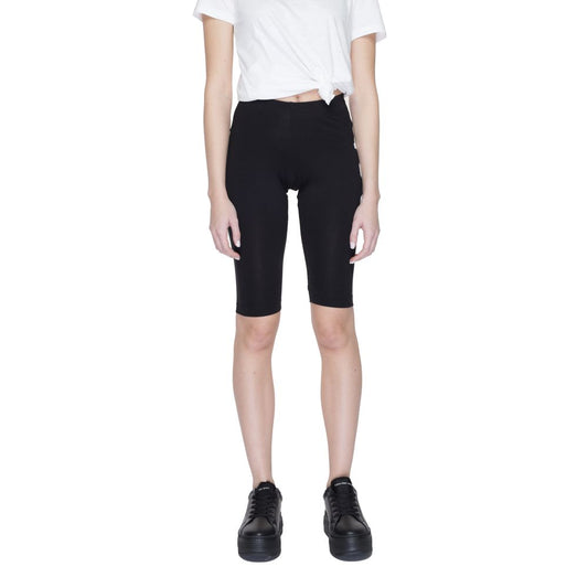 Icon Black Cotton Bermuda