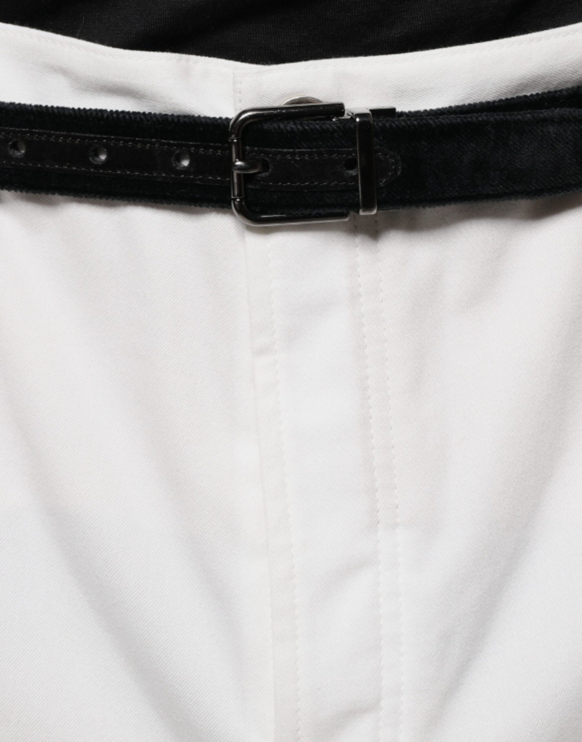 Brunello Cucinelli White Cotton Men Dress Tapered Pants $2017.00 Brunello Cucinelli Luzworld