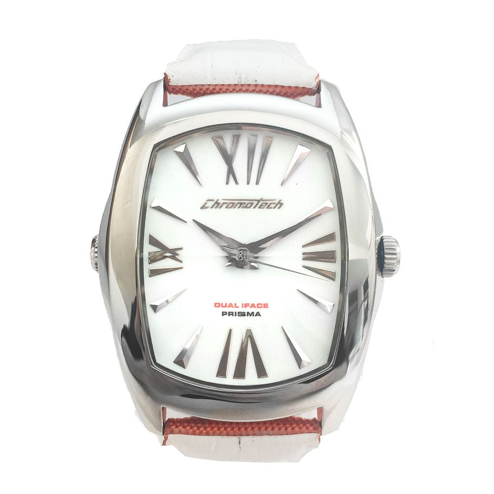 Chronotech Orange Leather Watch $192.00 Chronotech Luzworld