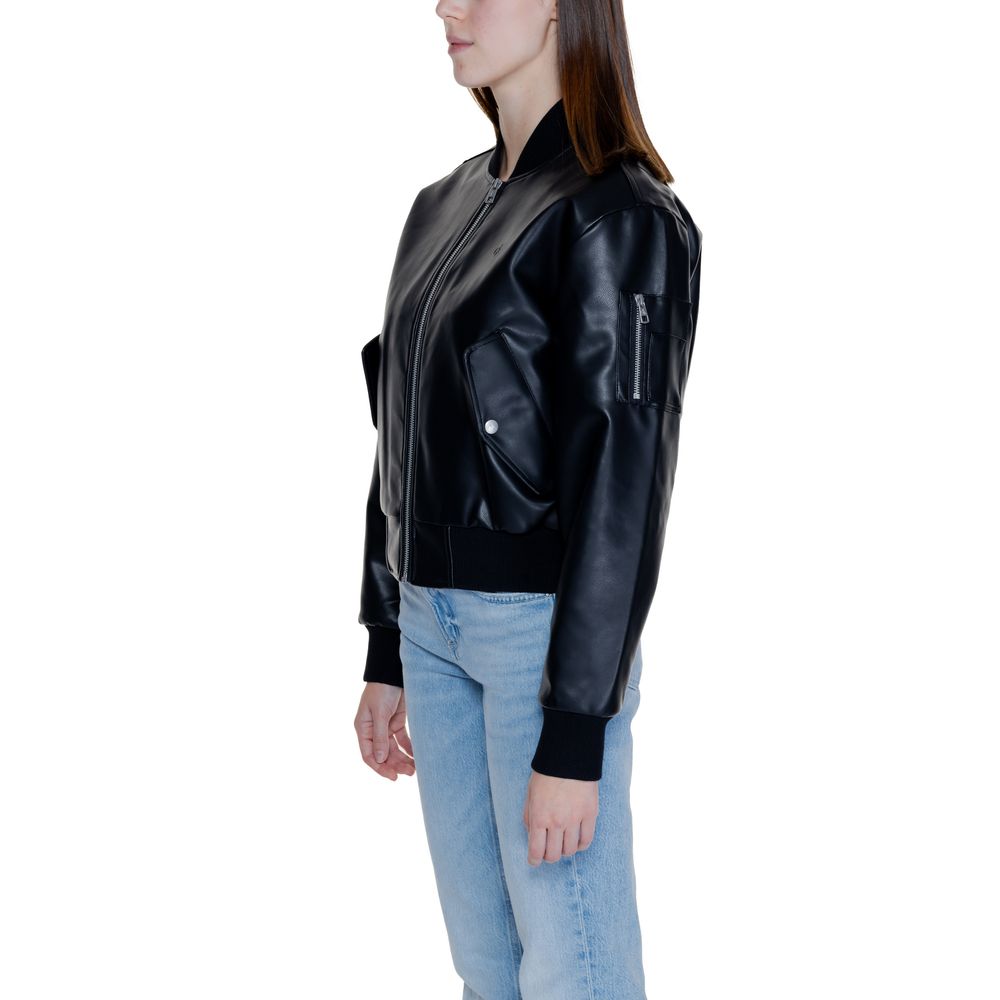 Calvin Klein Jeans Black Polyethylene Jackets & Coat $346.00 Calvin Klein Jeans Luzworld