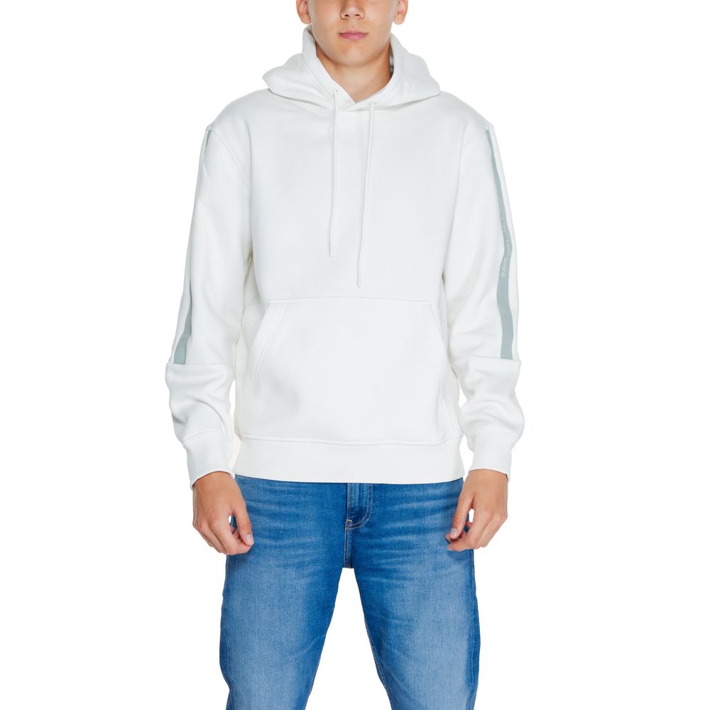 Calvin Klein Jeans Cream Cotton Hoody $238.00 Calvin Klein Jeans Luzworld