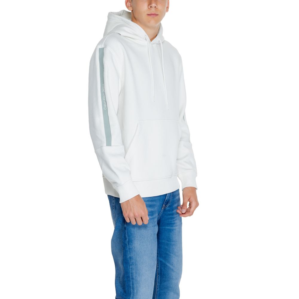 Calvin Klein Jeans Cream Cotton Hoody $238.00 Calvin Klein Jeans Luzworld