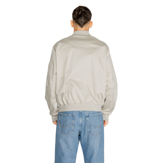 Calvin Klein Gray Organic Cotton Jackets & Coat