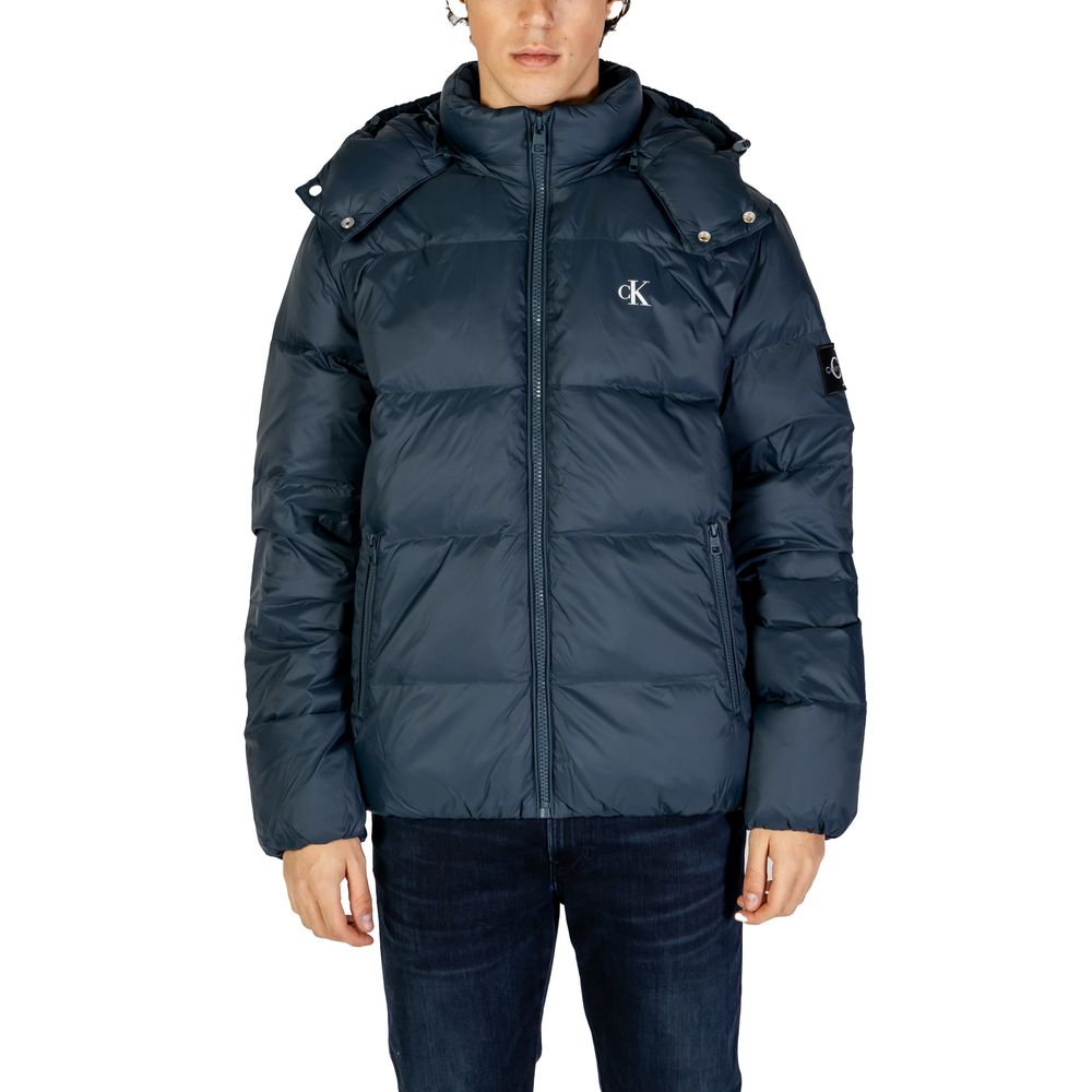 Calvin Klein Jeans Blue Polyamide Jackets & Coat