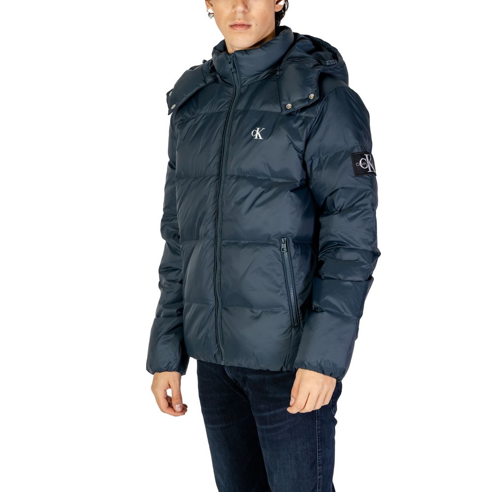 Calvin Klein Jeans Blue Polyamide Jackets & Coat
