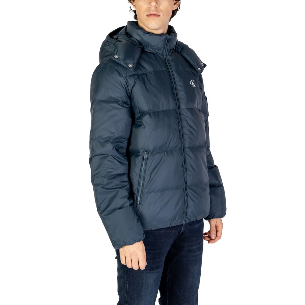 Calvin Klein Jeans Blue Polyamide Jackets & Coat