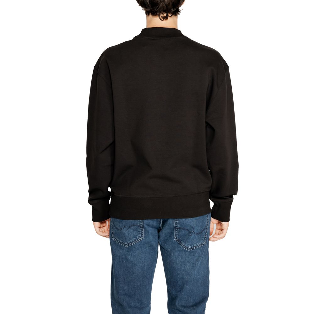 Calvin Klein Jeans Black Recycled Cotton Sweatshirt $211.00 Calvin Klein Jeans Luzworld