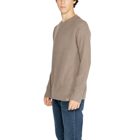 Calvin Klein Jeans Brown Organic Cotton Sweater $238.00 Calvin Klein Jeans Luzworld