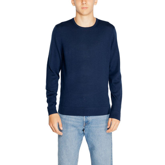 Calvin Klein Blue Recycled Wool Sportswear $238.00 Calvin Klein Luzworld