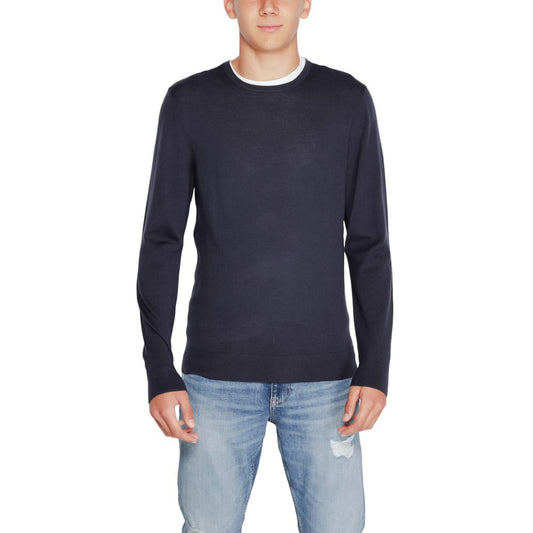 Calvin Klein Blue Recycled Wool Sportswear $238.00 Calvin Klein Luzworld