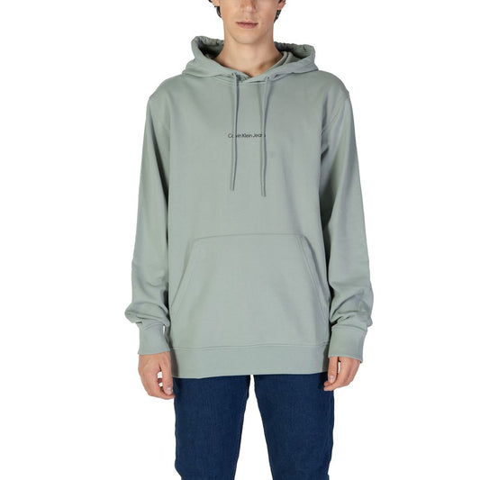 Calvin Klein Jeans Green Cotton Hoody $211.00 Calvin Klein Jeans Luzworld