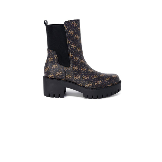 Guess Black Leather Ankle