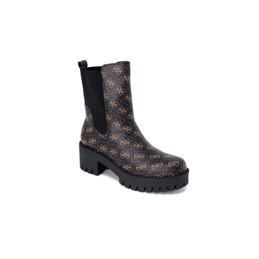 Guess Black Leather Ankle