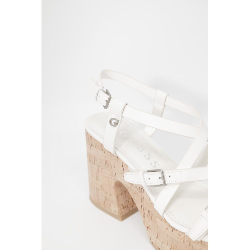 Guess Beige Leather High Heel $284.00 Guess Luzworld