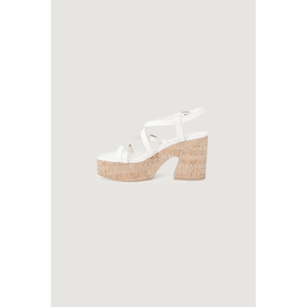 Guess Beige Leather High Heel $284.00 Guess Luzworld