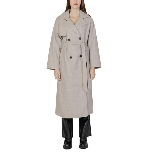 Only Beige Polyester Coat $195.00 Only Luzworld