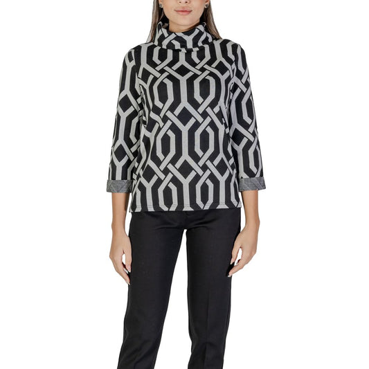 Street One Black Polyester Sweater $142.00 Street One Luzworld
